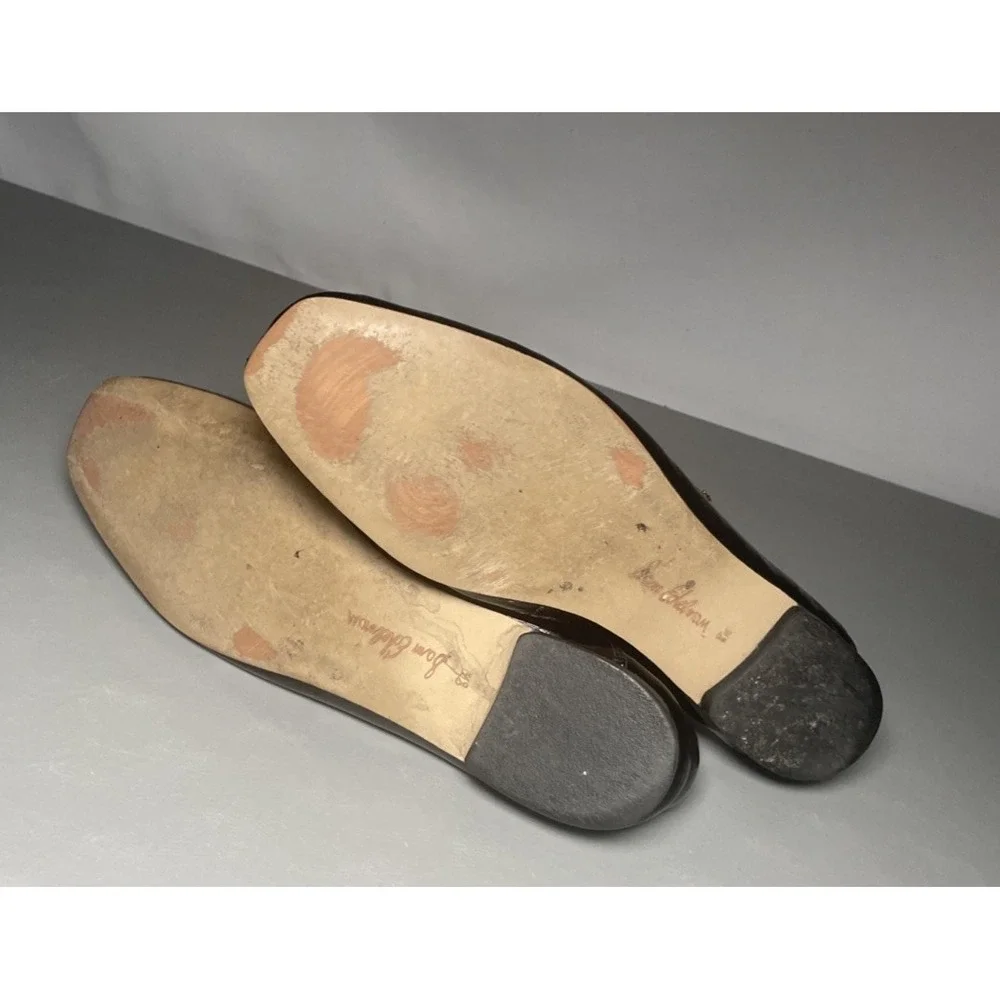 Sam Edelman Michaela Patent Leather Mary Jane Square Toe Flats Size 8.5 M - Picture 7 of 8